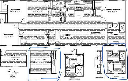 Layout with chosen options 