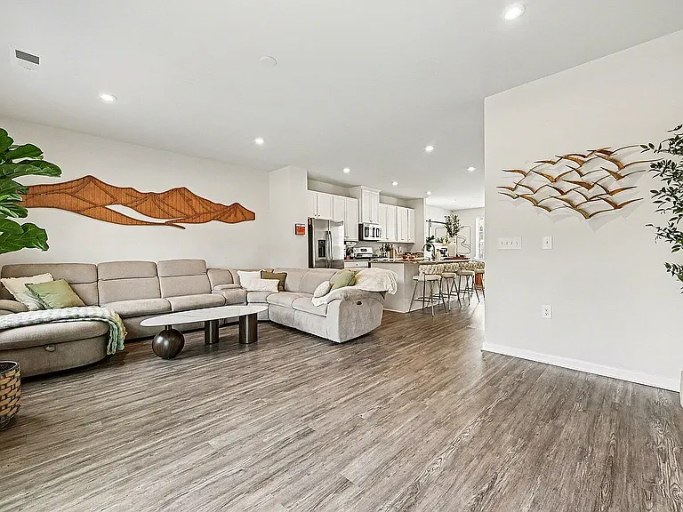 easy to clean flooring with open layout