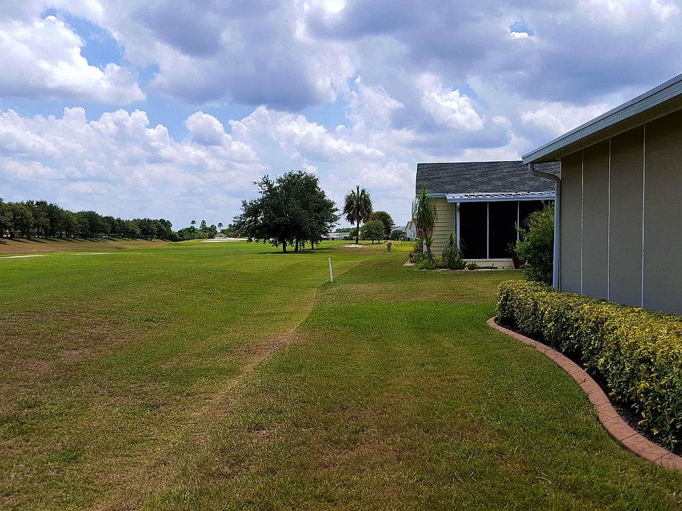 Back of home view of golf course
