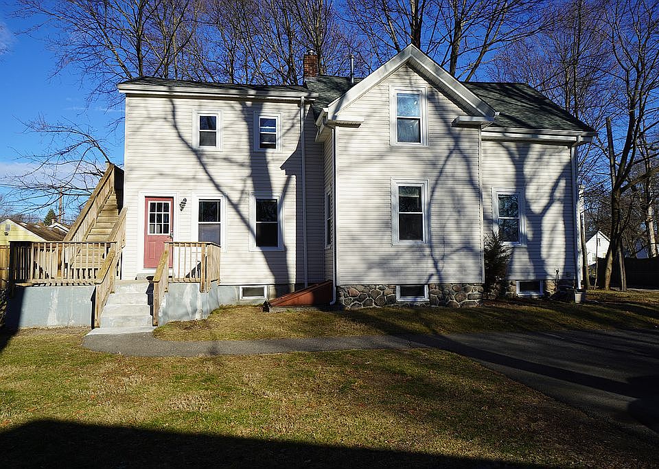 Left side of house