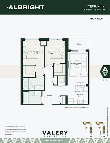 Floor plan Tiffany