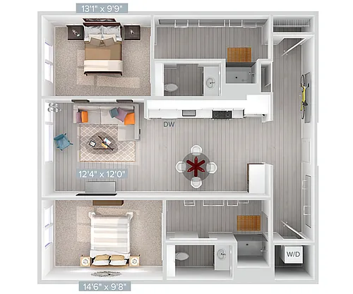 Floor plan B7V-1115