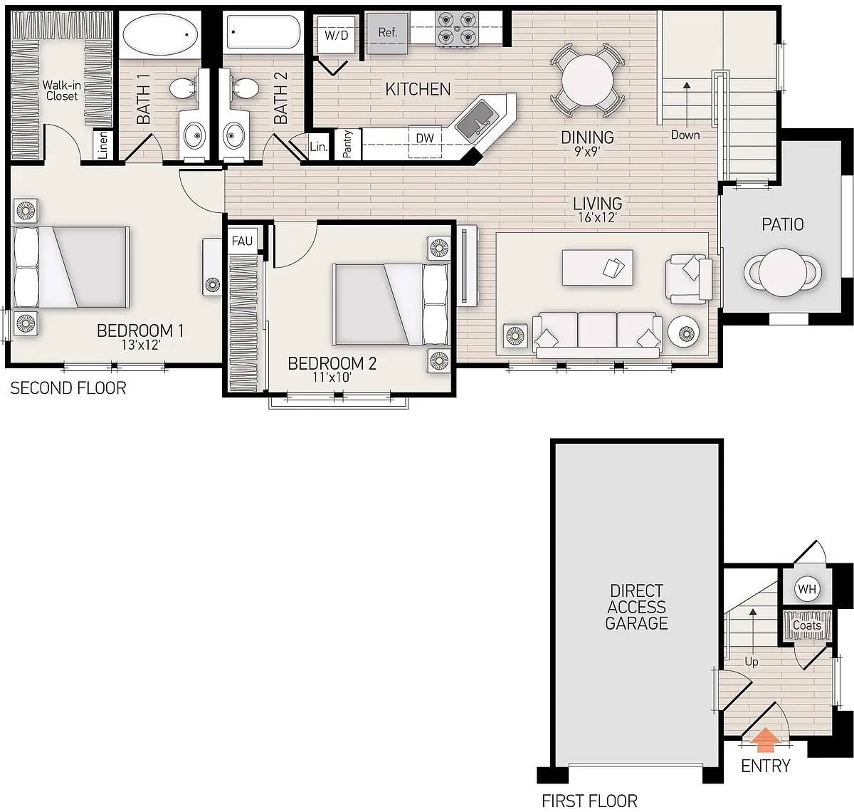 Floor plan Plan I