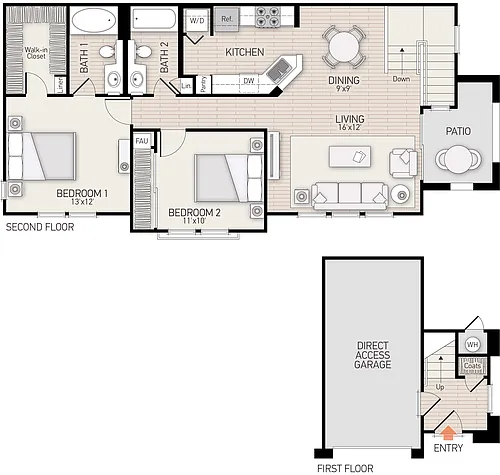Floor plan Plan I