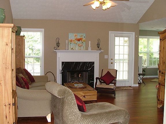 great room, new wood floors