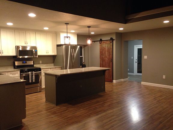 Sliding barn door pantry