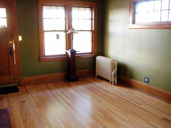 Living room with hardwood floors