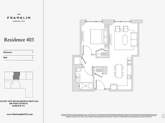 2nd image of 280 W 132nd St #703