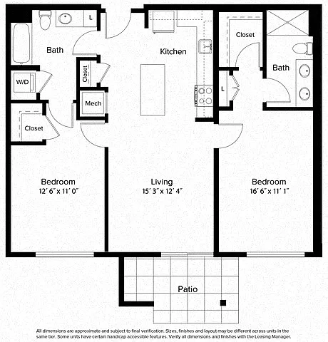 Floor plan B6B