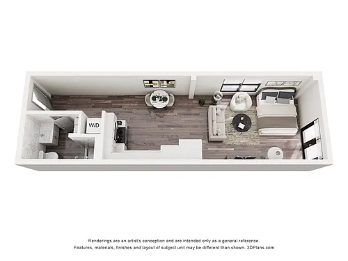 Floor plan M12 - Furnished