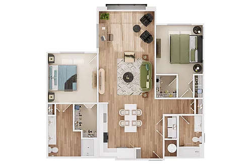 Floor plan 2A2