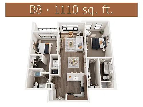 Floor plan B8