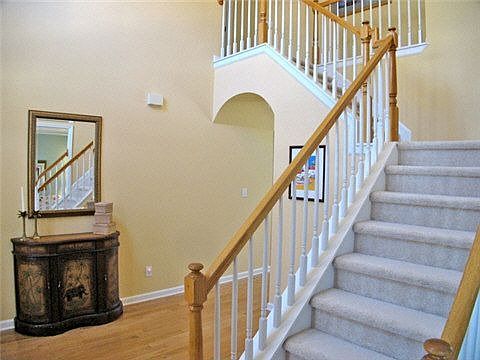Stately two-story foyer