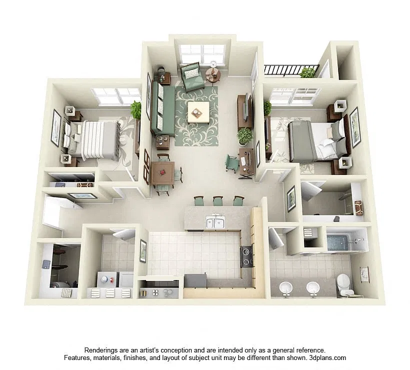 Floor plan B2