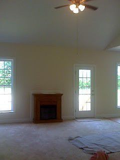 Electric Fireplace in Living Room