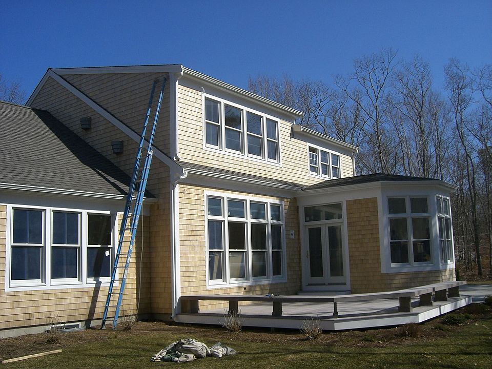 Rear of house, facing Long Pond