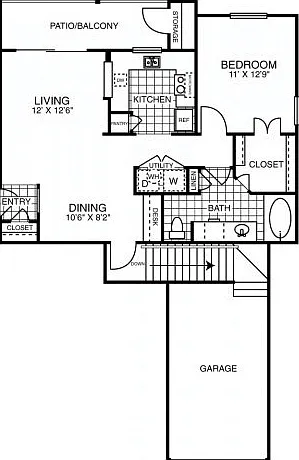 The Broadwater - Guggenheim - 1 Beds - 1 Baths - 791 Sq. ft.