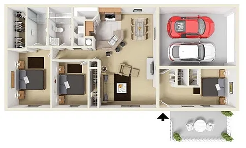 Floor plan The Vicksburg