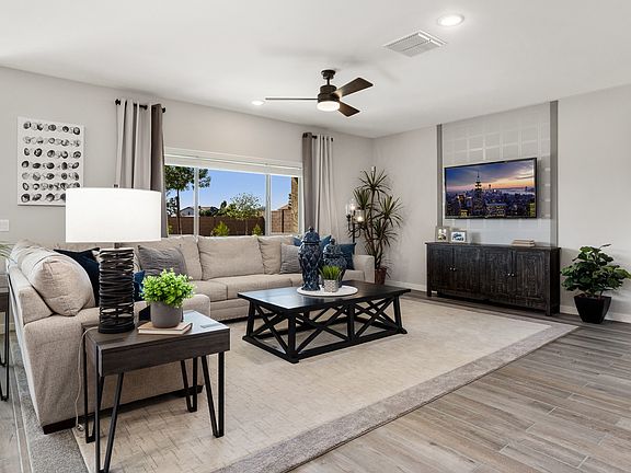 Great room with natural light