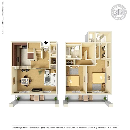 Floor plan D E