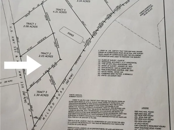 2 Us Highway 501 & North Hwy #C-130, Rowland, NC 28383