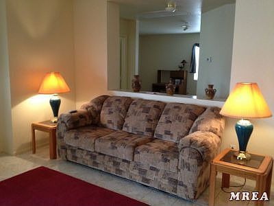 Living Room with large open den