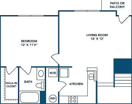 1 Bedroom | 1 Bath | 658 SF 1 Bedroom | 1 Bath | 658 SF