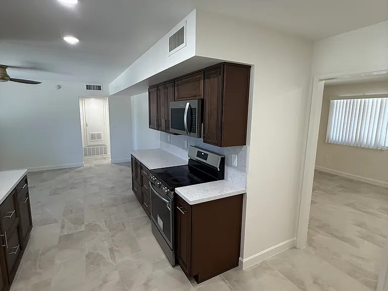 Brand new kitchen and appliances Over stove microwave