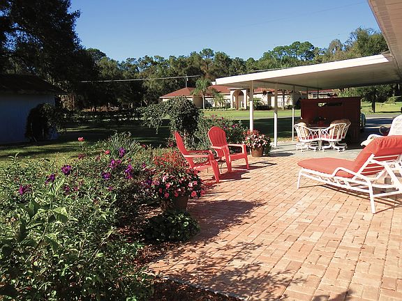 Brick Patio Back of House