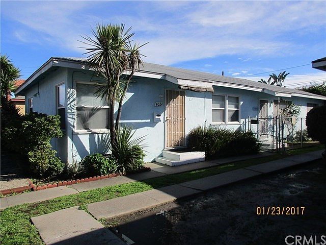 Duplex viewed from street