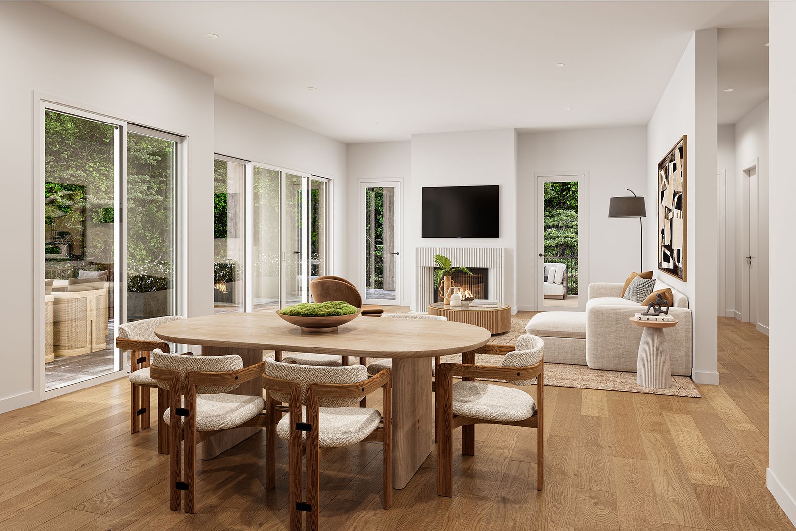  Rendering- Living Room