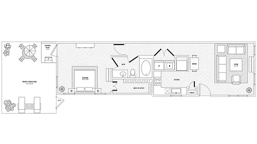 Floor plan A1-Lavendar