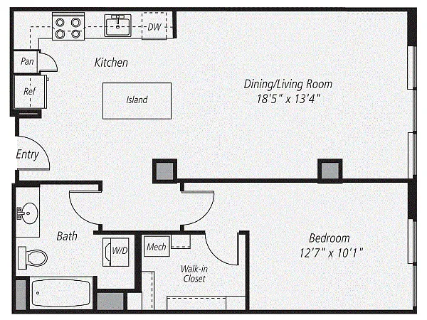 Floor plan A14