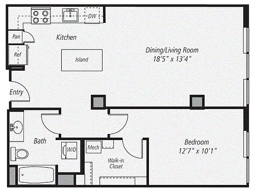 Floor plan A14