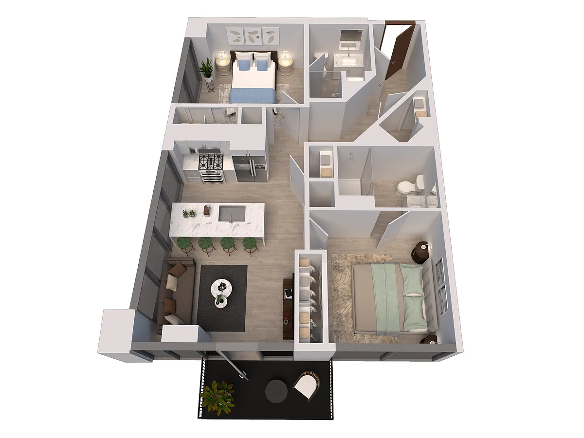 Floor plan B3