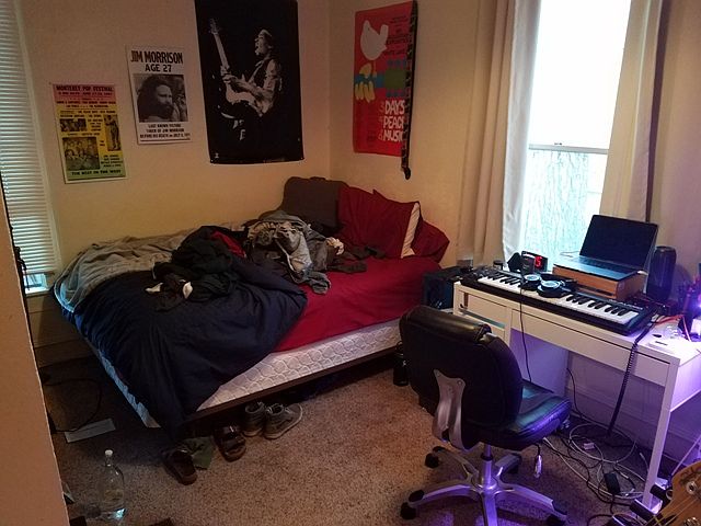 1004 Marine Apt. E - bedroom #1 (front of unit)