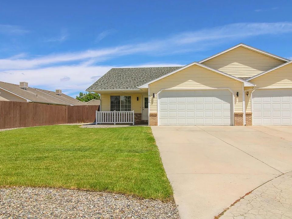 Oversized driveway to the two car garage.