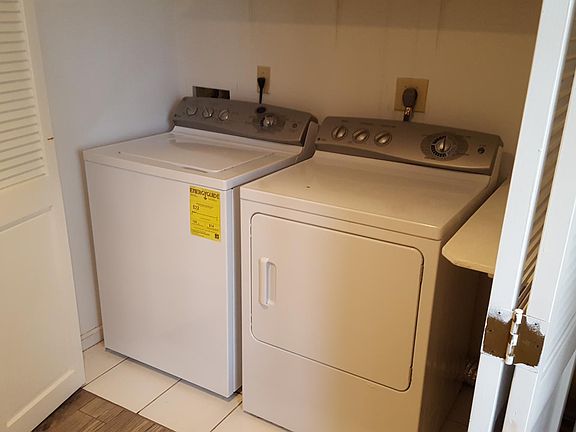 In-unit washer and dryer