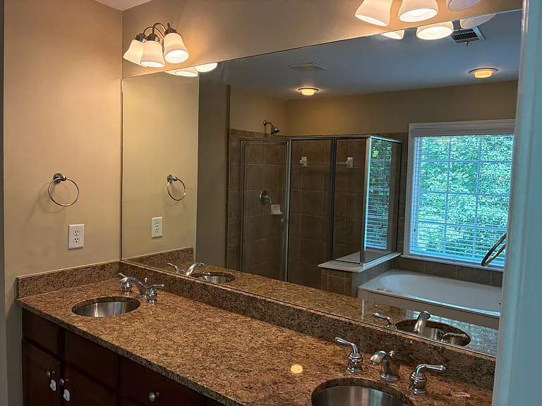 Master Bedroom his and her sinks