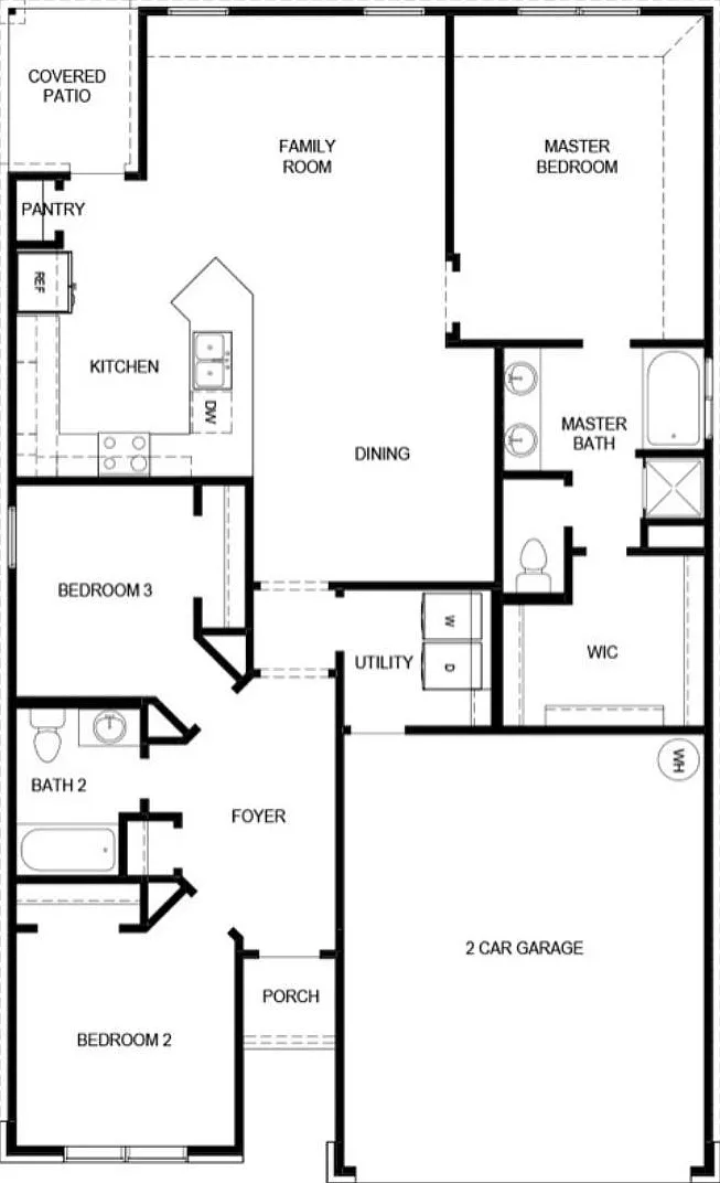 3 bed, 1442 sqft, $1,800 — Photo 2