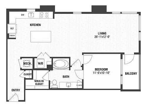 Floor plan A7A