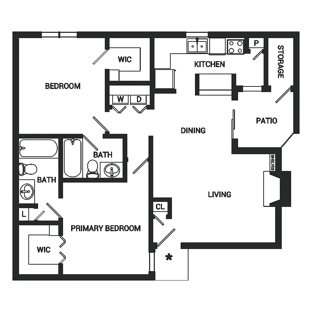 Floor plan B2