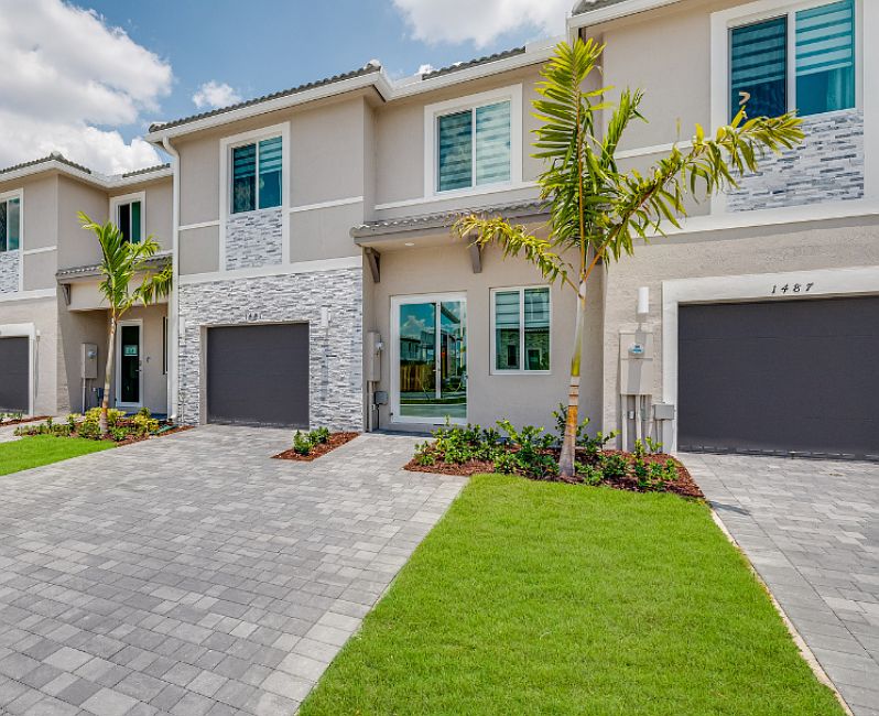 Townhome front