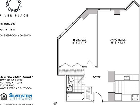 2nd image of 1 River Pl APT 3409