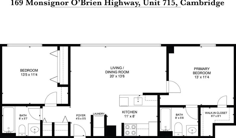 2 bed, 903 sqft, $3,850 — Photo 2