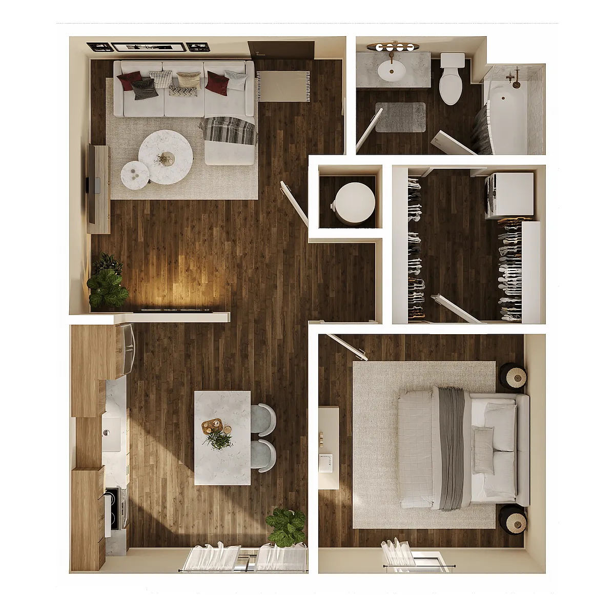 Floor plan Bernard