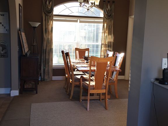 In foyer viewing dining area