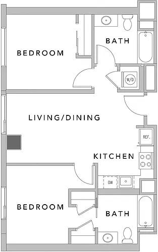 Floor plan 2B Renovation 2