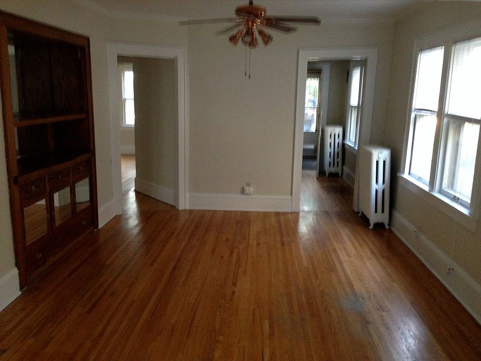Dining room with built in buffet.