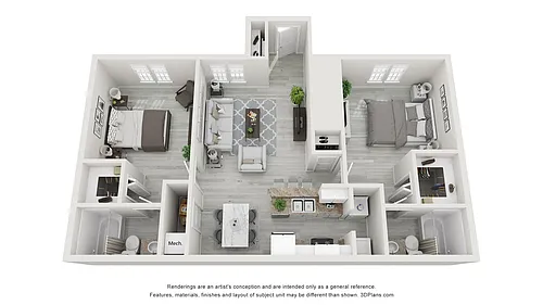 Floor plan The Barclay